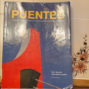Puentes, Spanish Book, 6th edition.